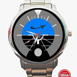 Relógio Silver no Number