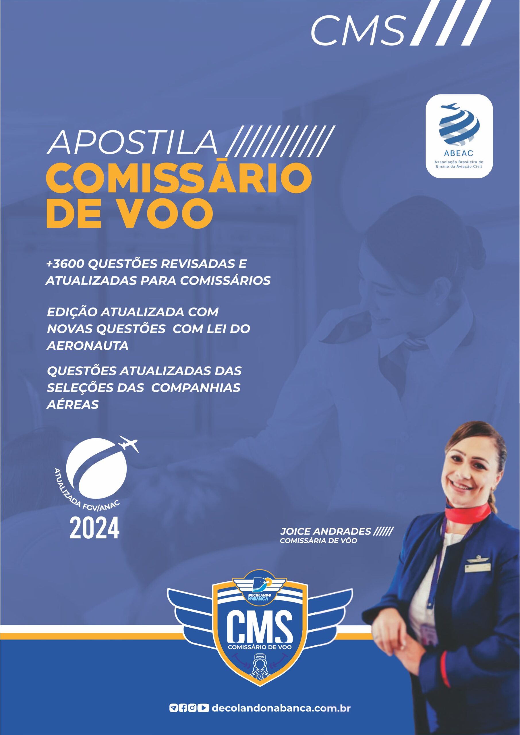 capa apostila fisica comissario de voo